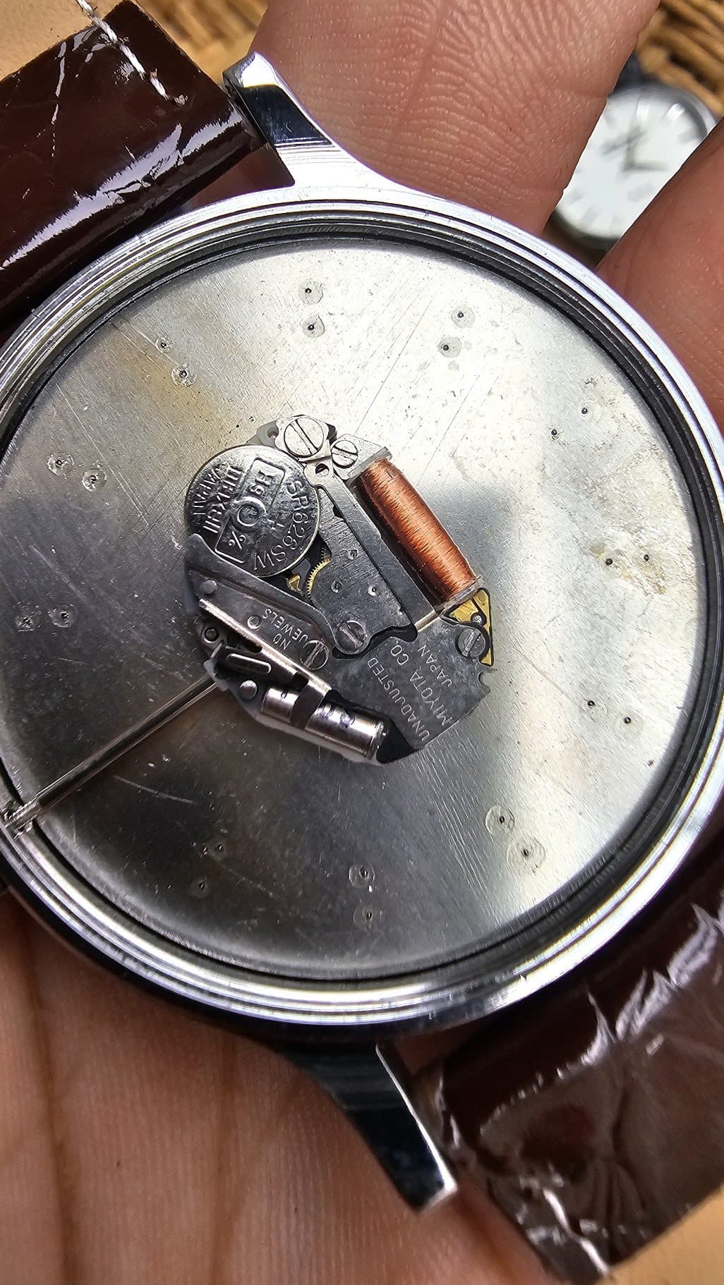 The five sample watches side by side